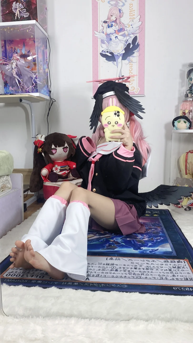 白栎Shirly - 蔚蓝档案·下江小春 [35P,7V-655MB] tg@simisebaisi 【丝足阁】025.webp